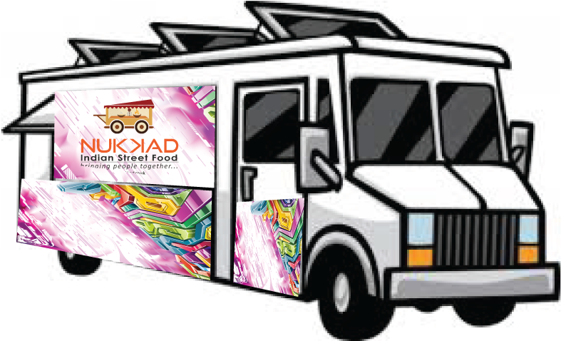 Indian Street Food Truck Graphic