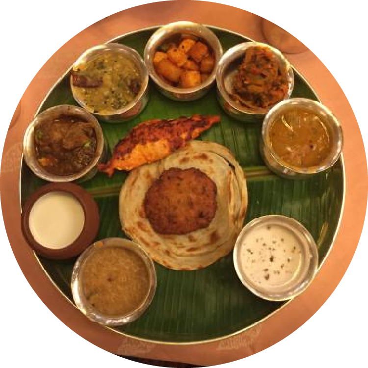 Indian Thali Meal Variety Dishes