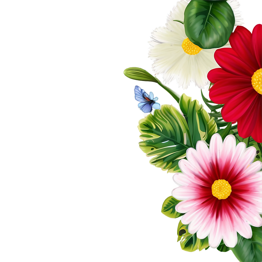 Indie Flower Mural Png Vpe91