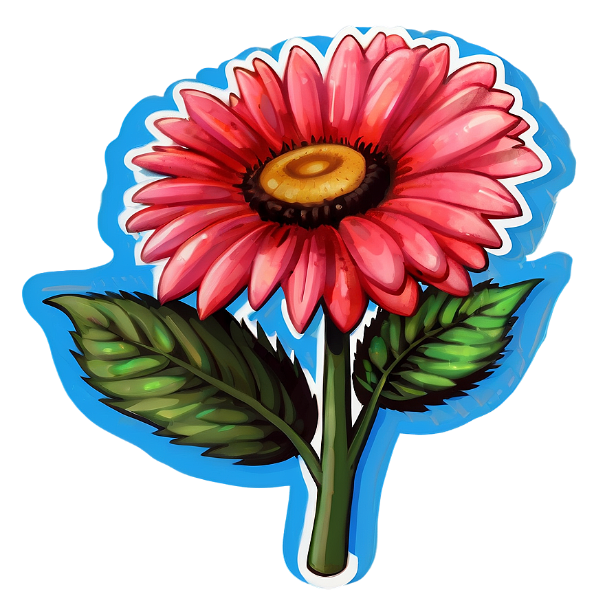 Indie Flower Sticker Png 06252024