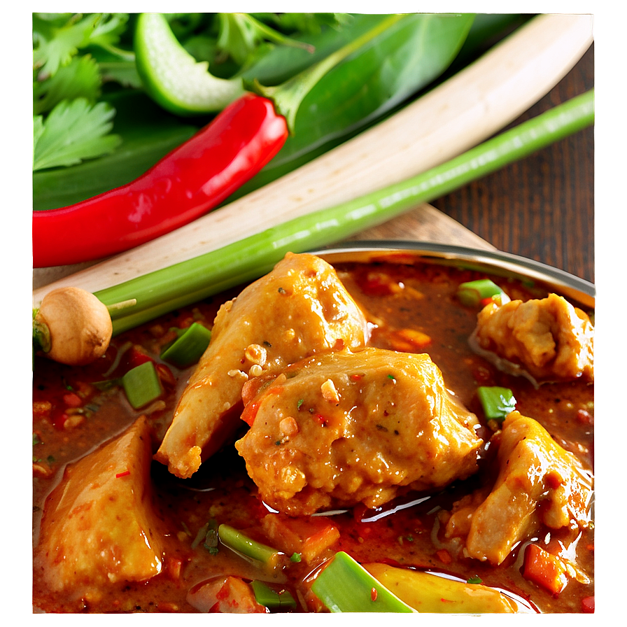 Indo Chinese Chili Chicken Curry Png 44