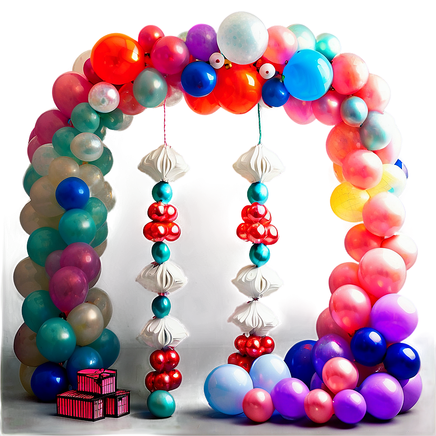 Indoor Balloon Garland Decor Ideas Png Mpa