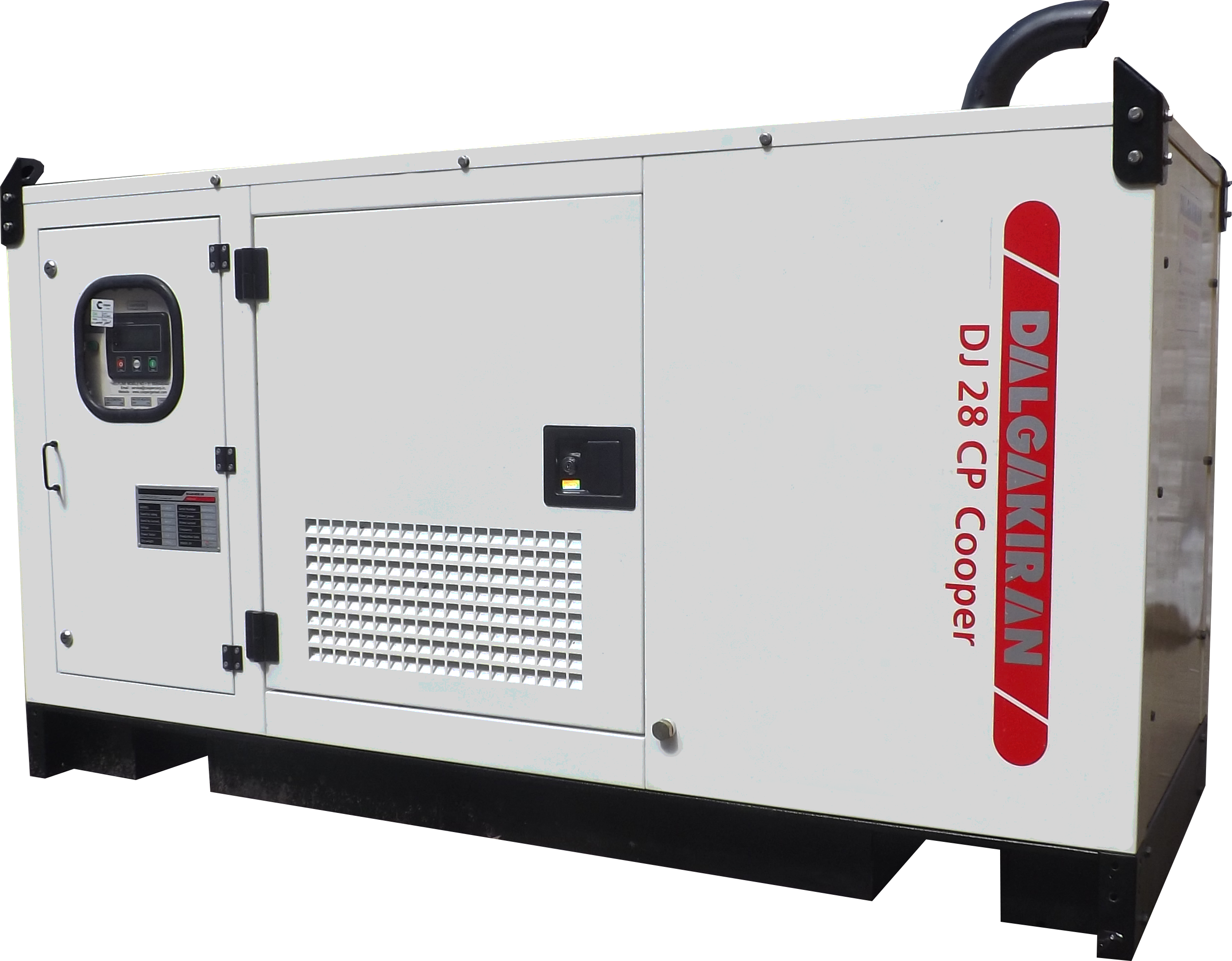 Industrial Diesel Generator White Background