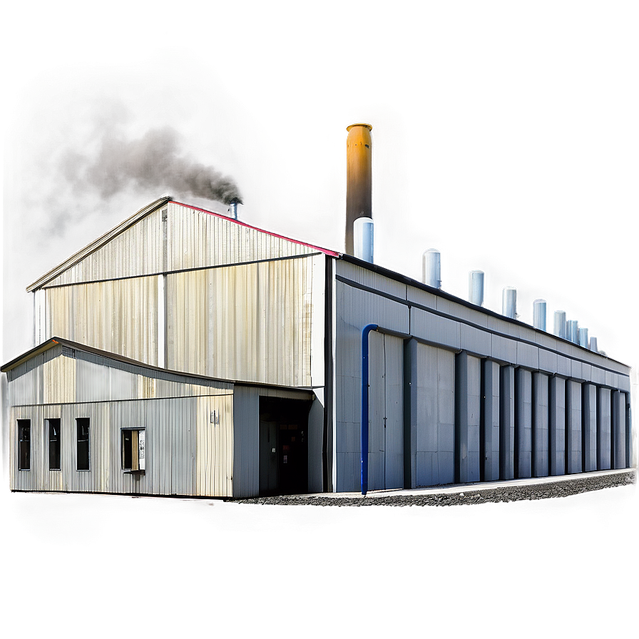 Industrial Factory Building Png 9
