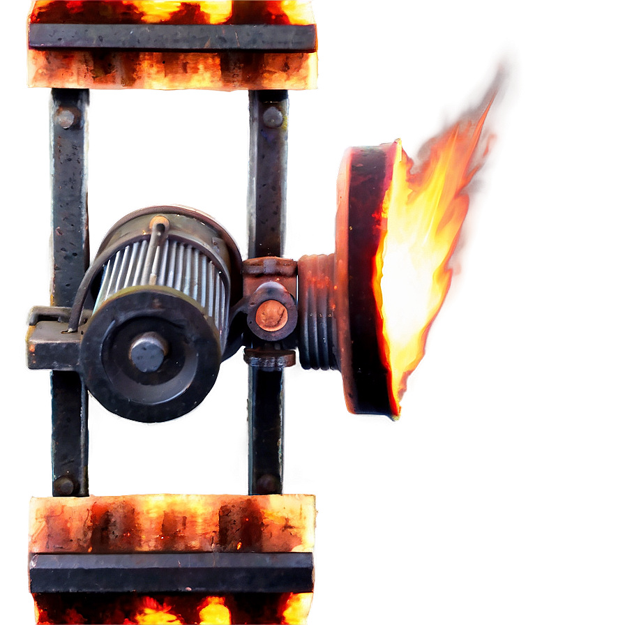 Industrial Forge Fire Png D