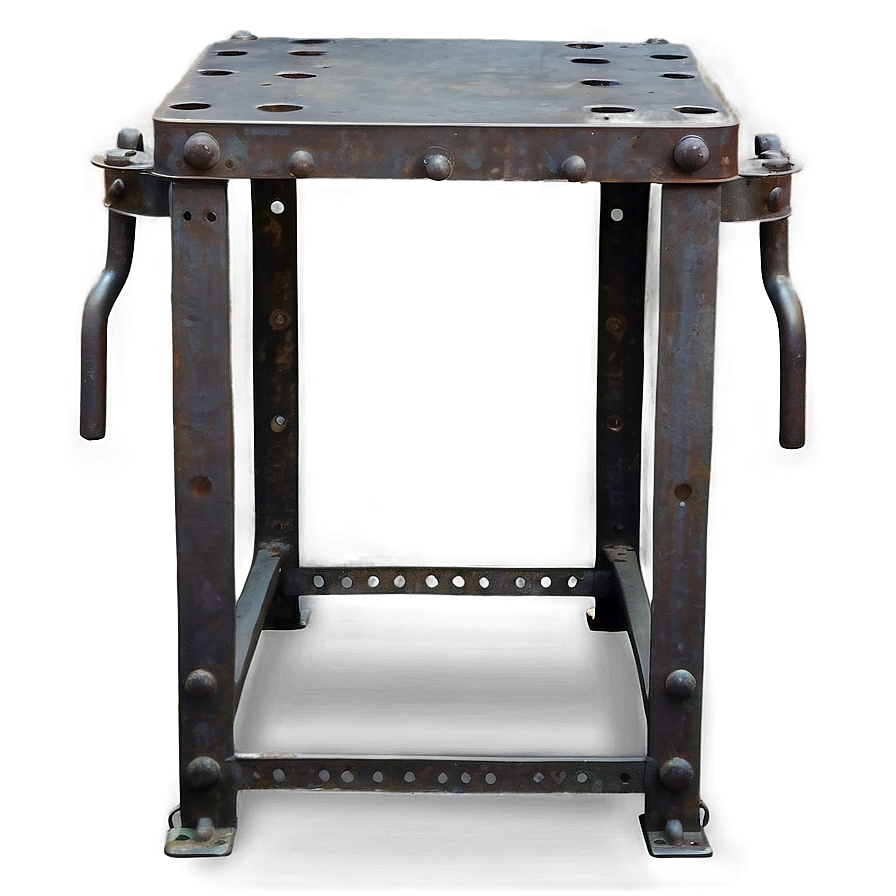 Industrial Iron Table Png Fxy