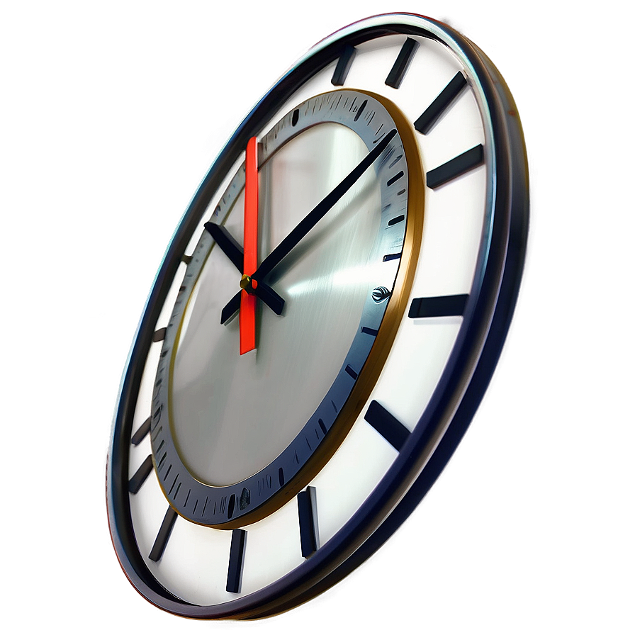 Industrial Large Clock Png 12