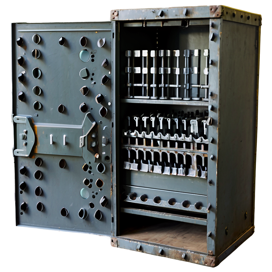 Industrial Metal Cabinet Png 06122024