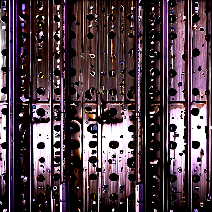 Industrial Metal Wall Png 05242024