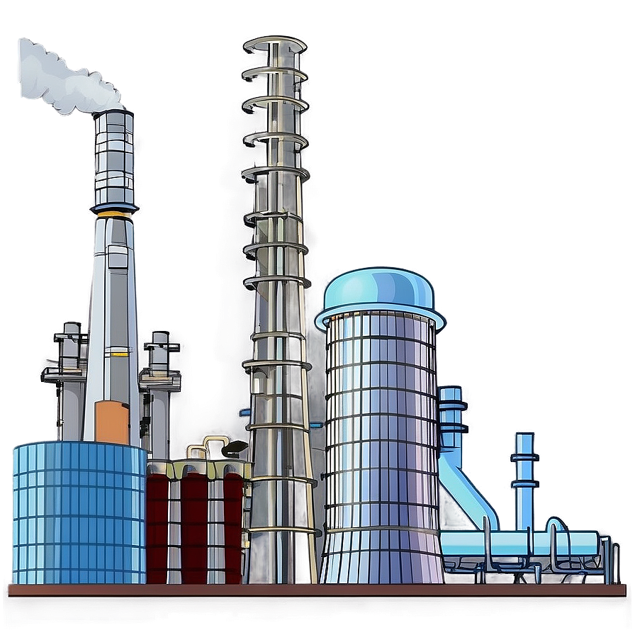 Industrial Power Plant Png Uya