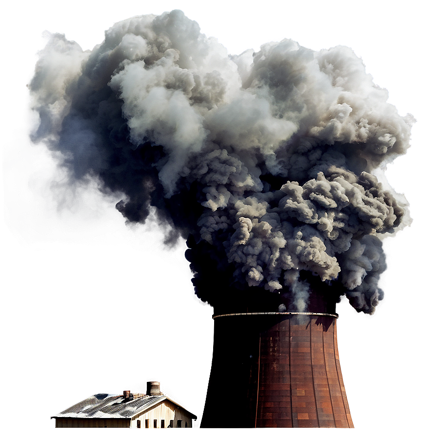 Industrial Smokestack Blast Png Ddr54