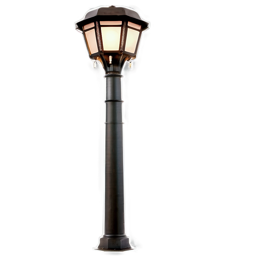 Industrial Steel Light Post Png 06282024