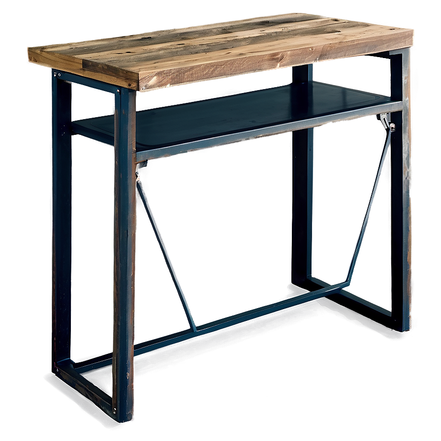 Industrial Style Office Table Png Yin73