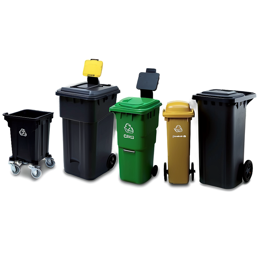 Industrial Trash Bin Arrangement Png 05252024