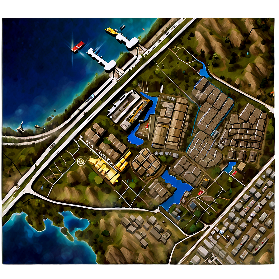 Industrial Zone Map Png 71