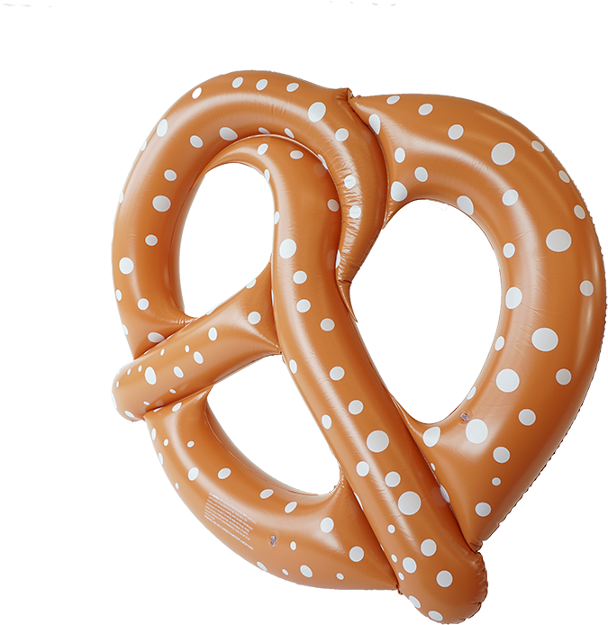 Inflatable Pretzel Pool Float