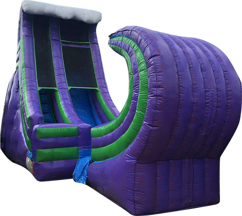 Inflatable Purple Slide Structure