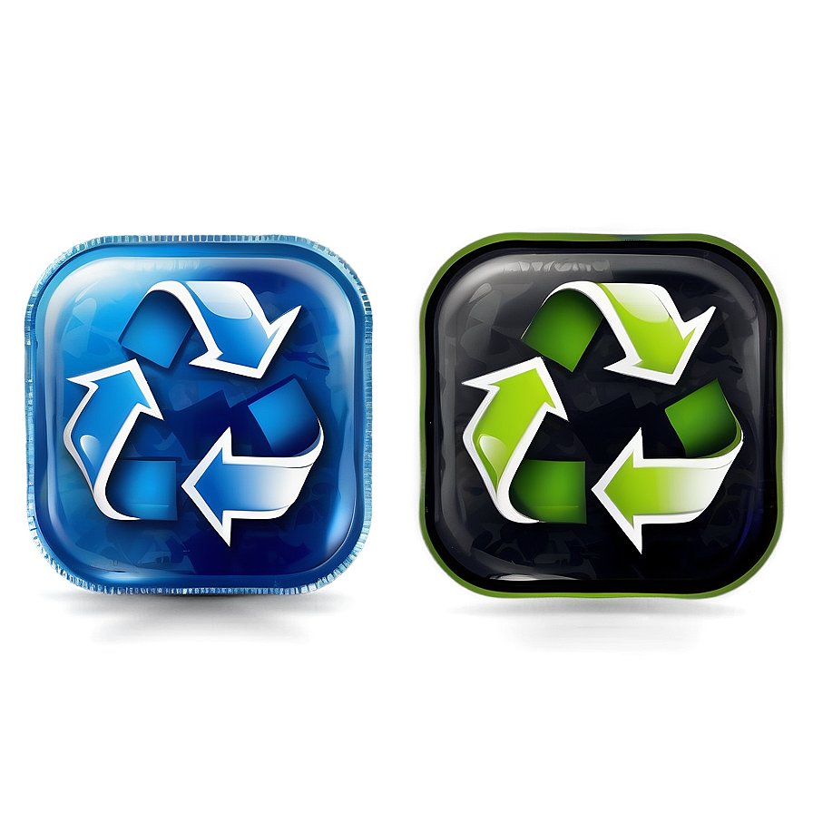 Infographic Style Recycle Icon Png 05252024