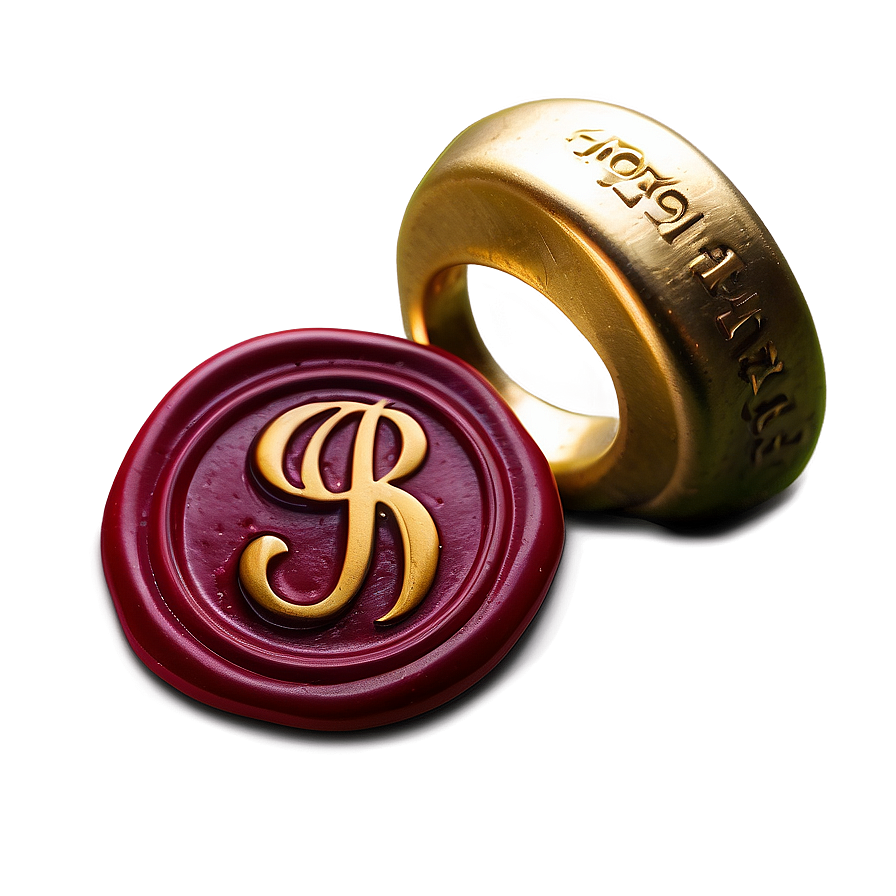 Initial Wax Seal Png Hur55