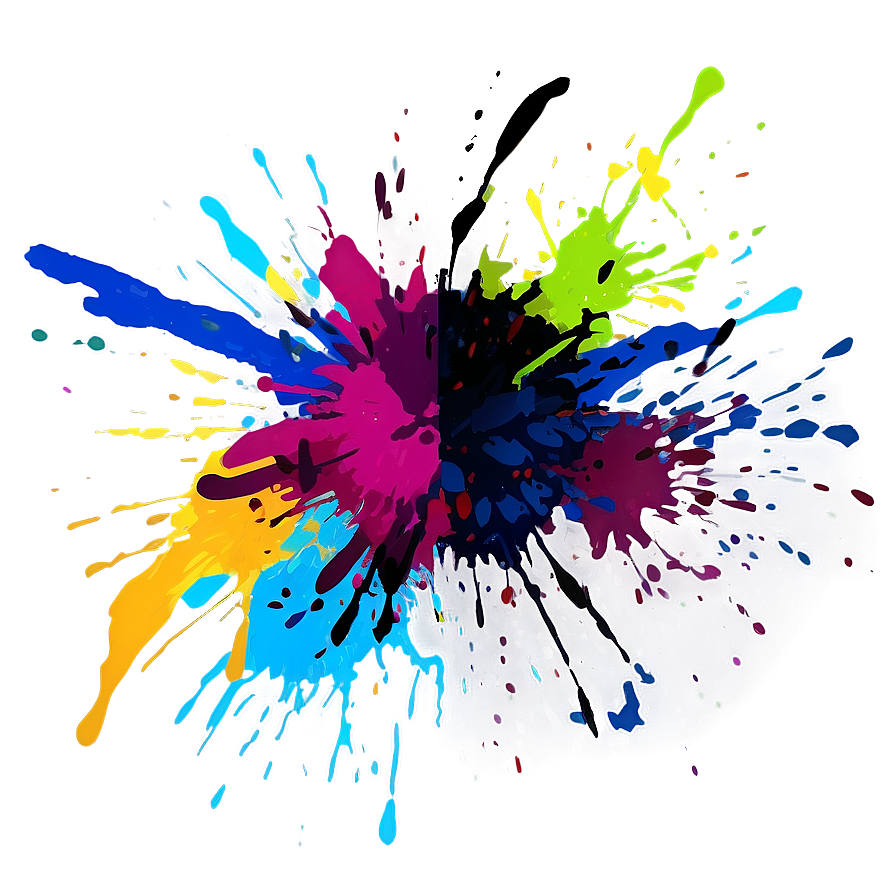 Ink Splatter Print Png 91