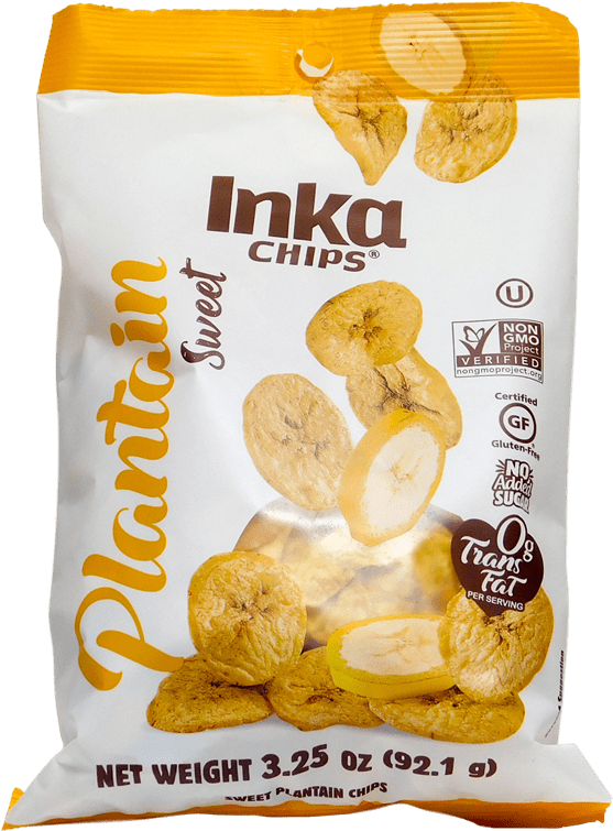 Inka Chips Sweet Plantain Packaging