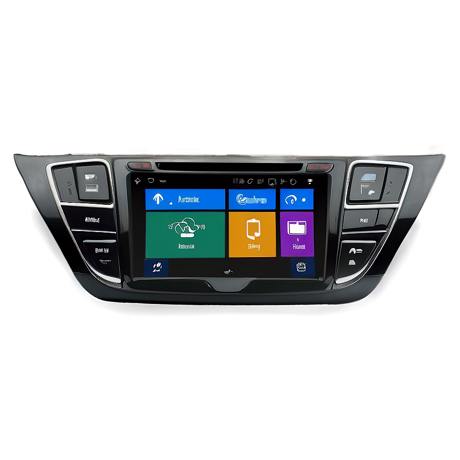 Inside Car Infotainment System Png 06252024