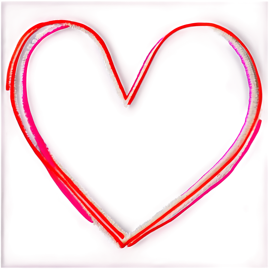 Instagram Heart Doodle Png 06212024