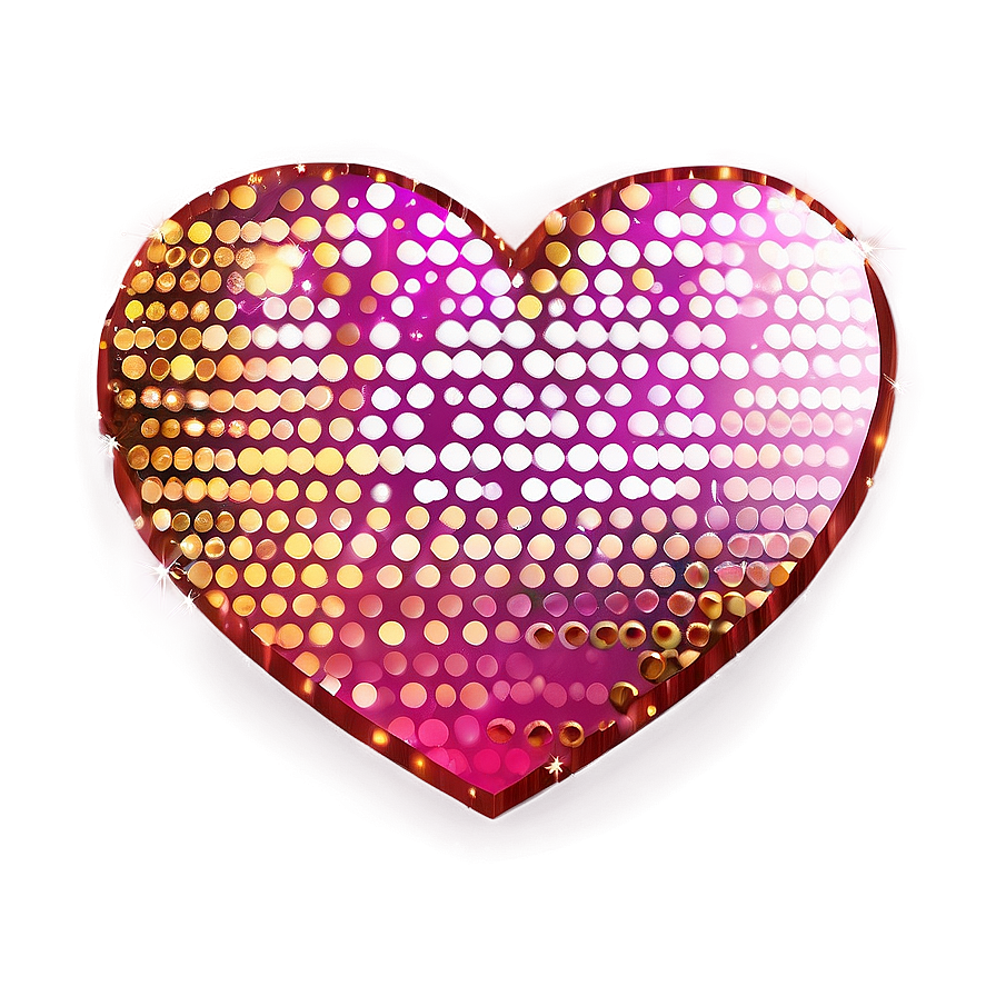 Instagram Heart Glitter Png Ubu