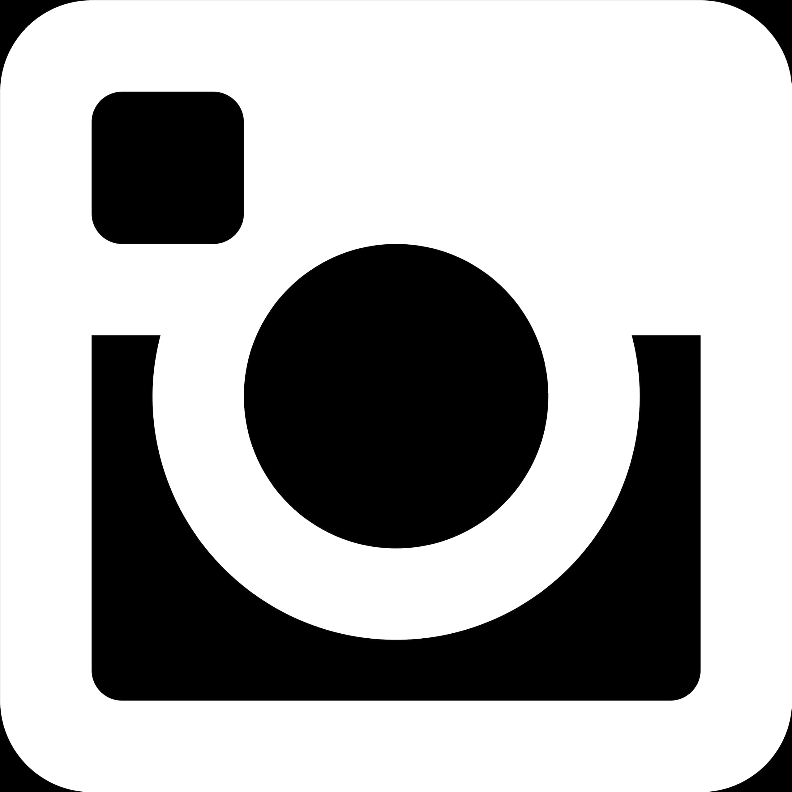 Instagram Logo Blackand White