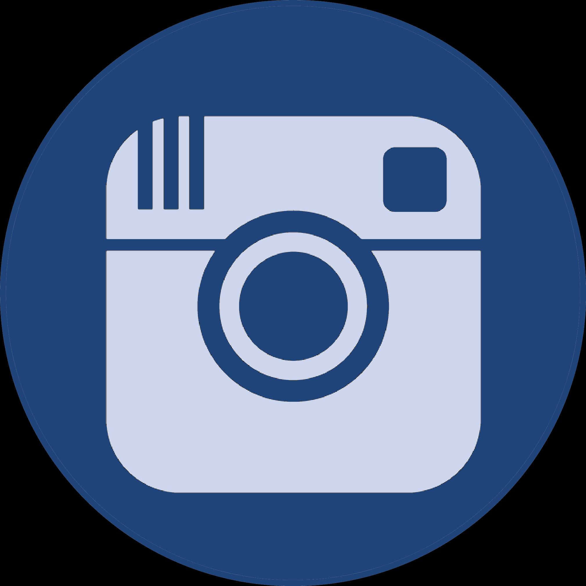 Instagram Logo Blue Circle