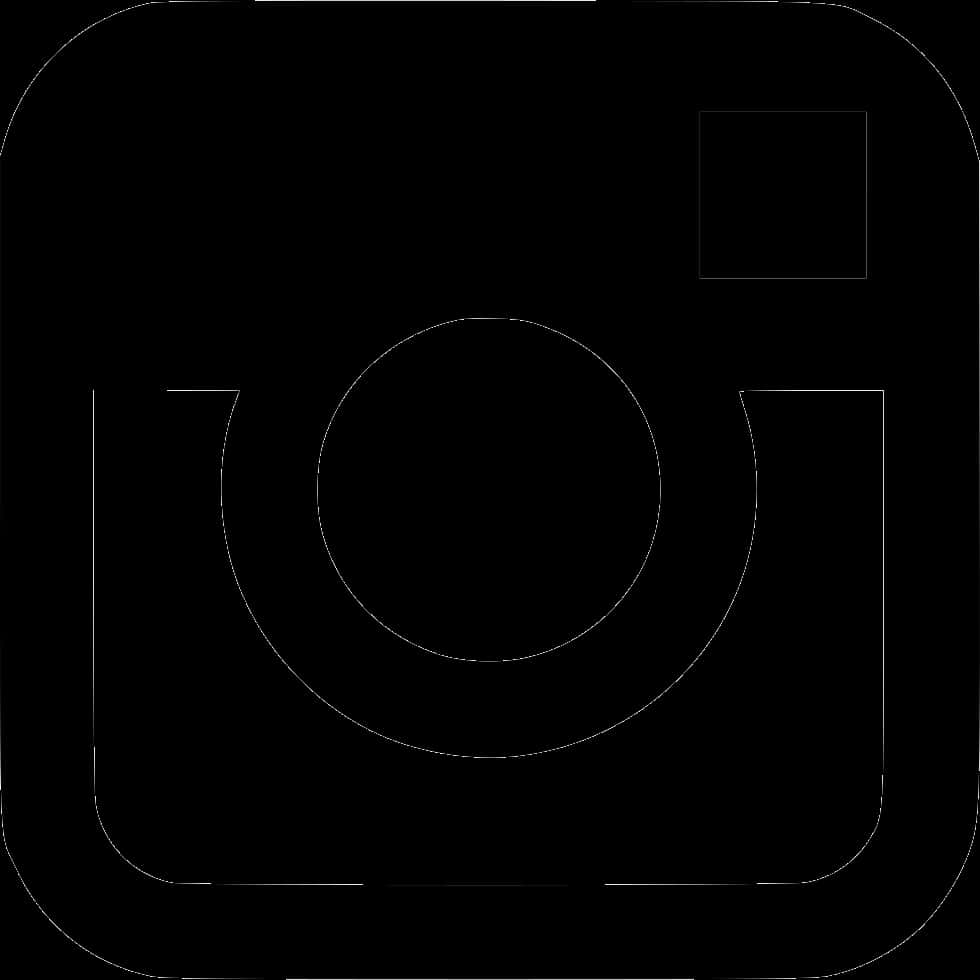 Instagram Logo White Outline