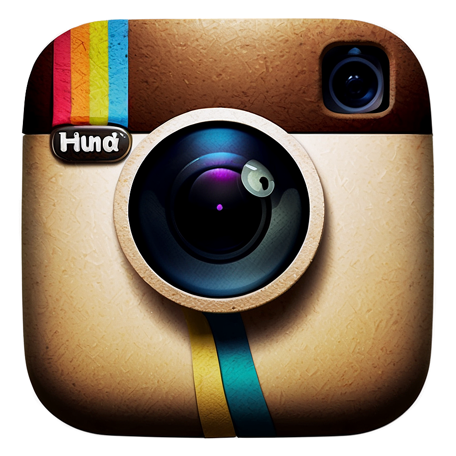 Instagram Logo With Shadow Effect Png 95