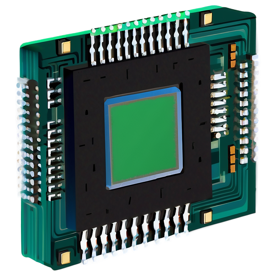 Integrated Circuit Chip Png 06282024