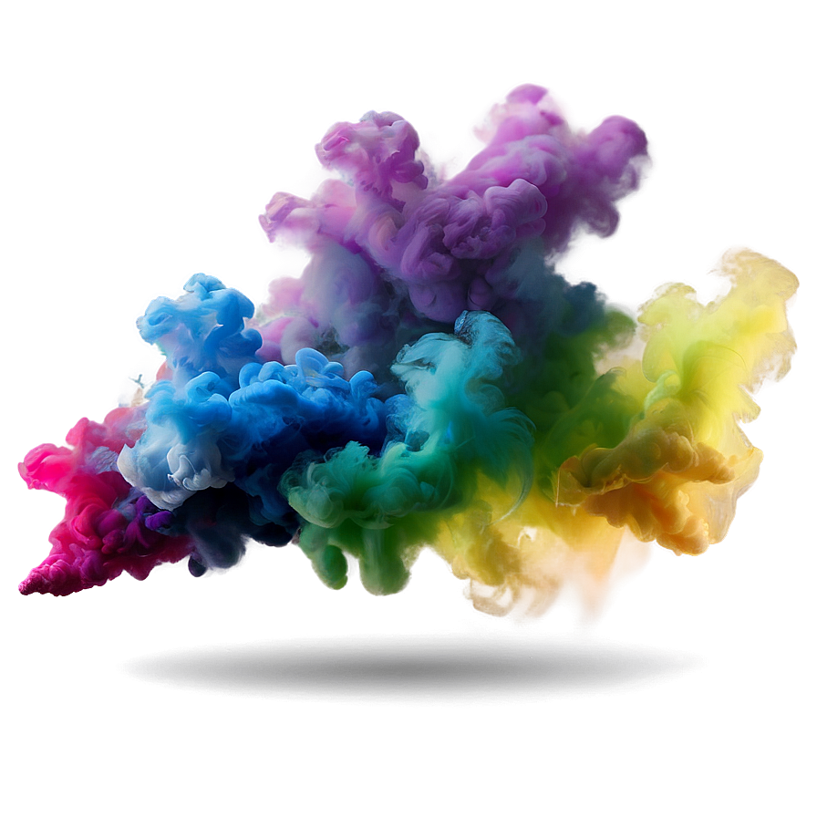 Intense Color Smoke Png 42