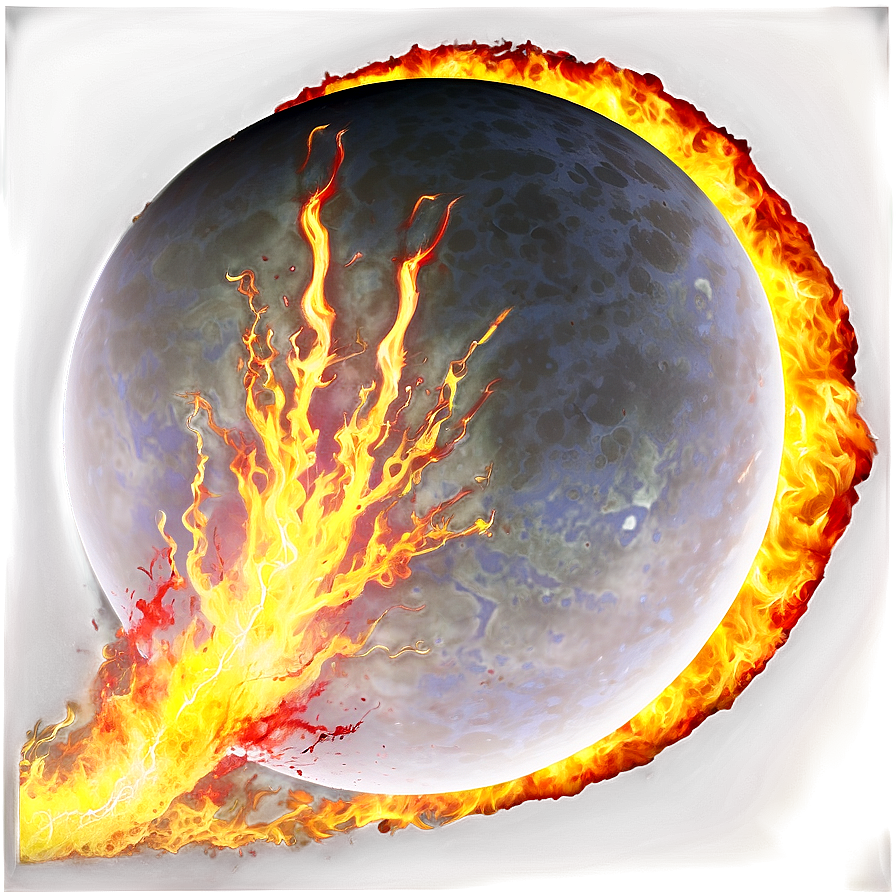 Intense Fireball Png D