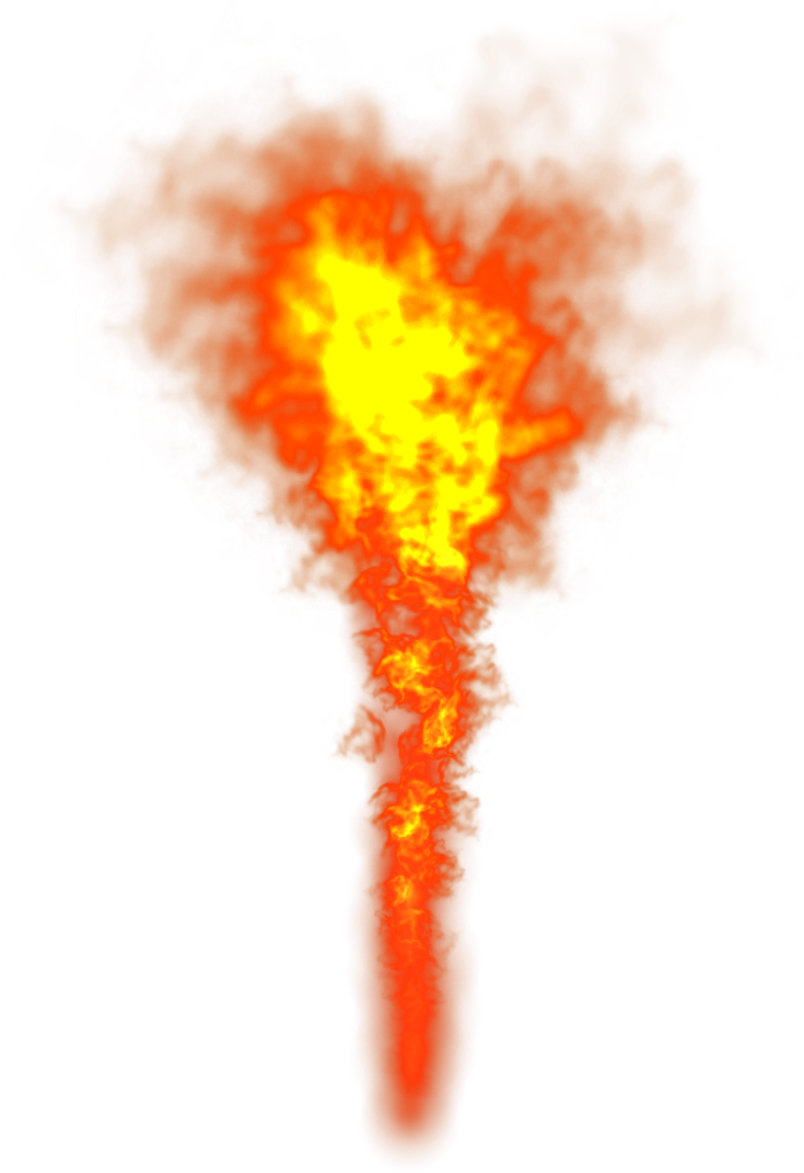 Intense Flame Eruption