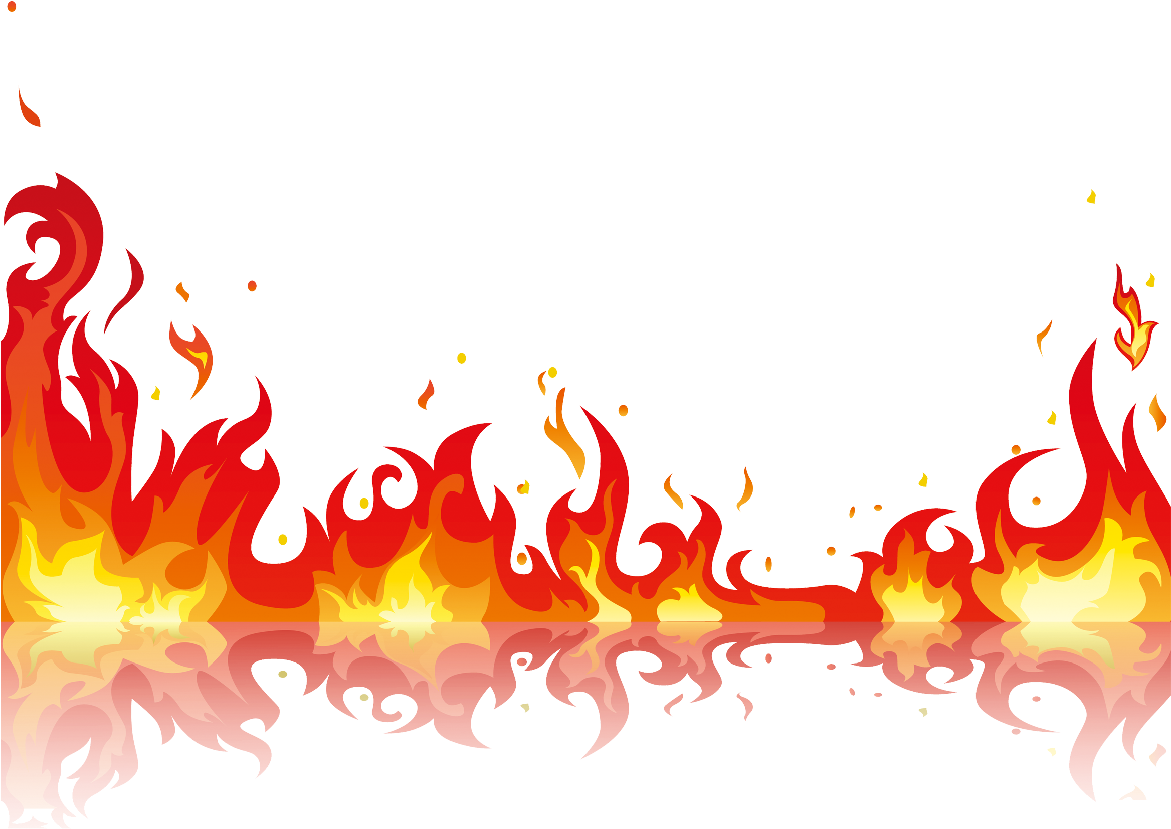 Intense Flames Graphic