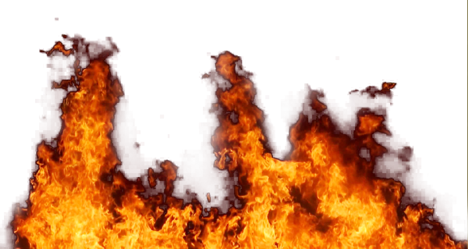 Intense Flames Raging Fire