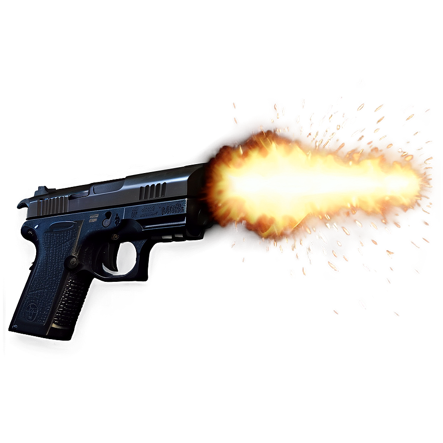 Intense Gun Flash Png Rru