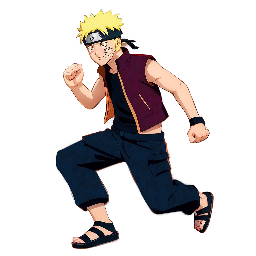 Intense Naruto Running Scene Png Hjl