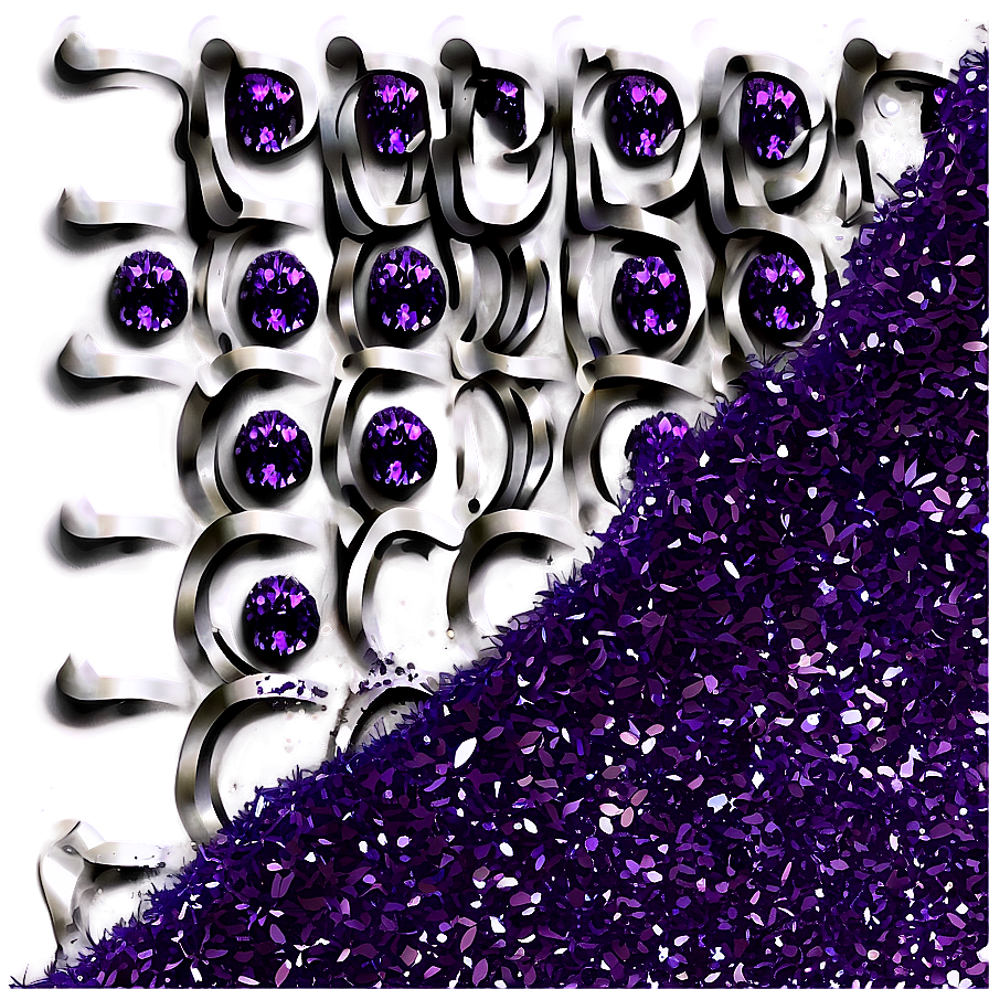 Intense Purple Glitter Png 06252024