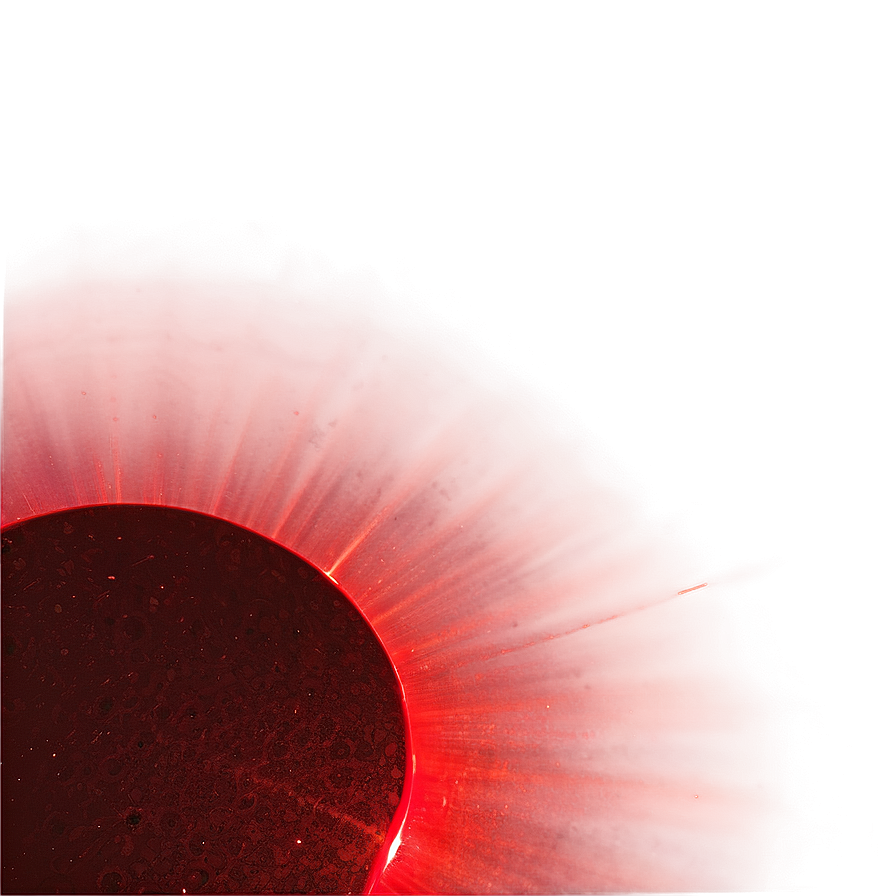 Intense Red Lens Flare Overlay Png Avi