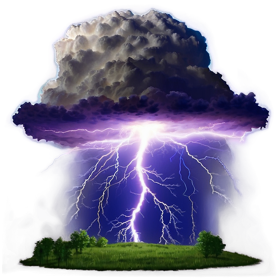 Intense Thunderstorm Lightning Png Gyc71