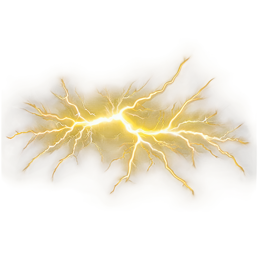 Intense Yellow Lightning Png Xoi