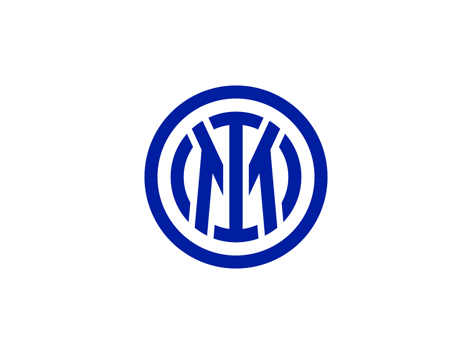 Inter Milan Logo Blue Background