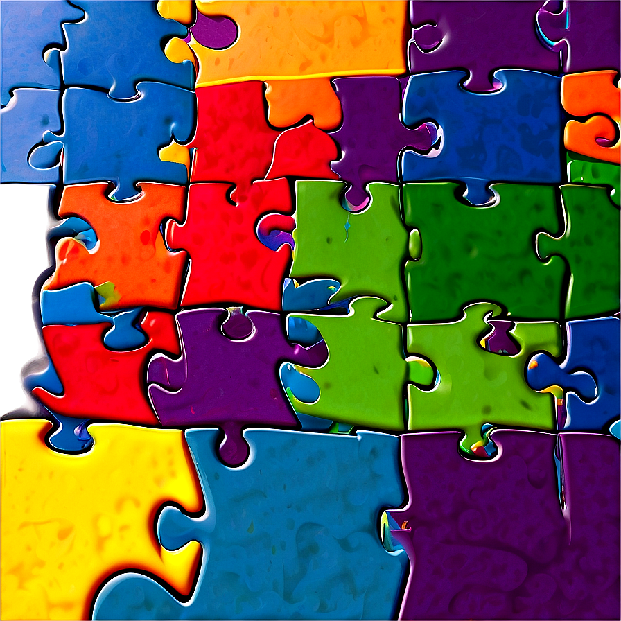 Interlocking Jigsaw Pieces Png Hbd