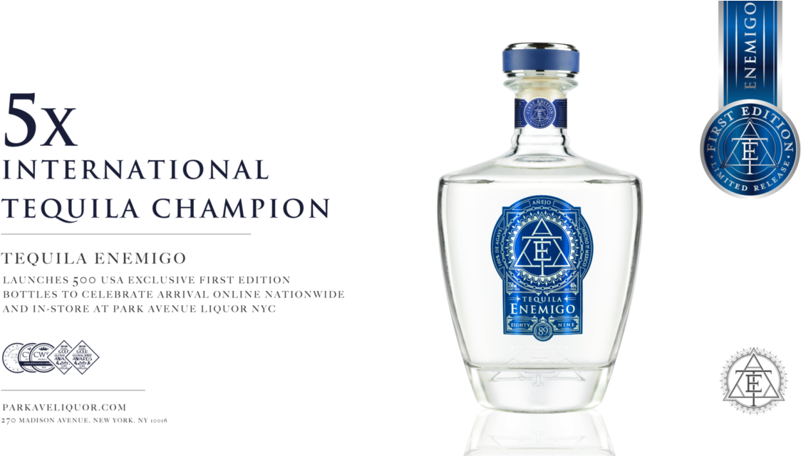 International Tequila Champion Enemigo Bottle