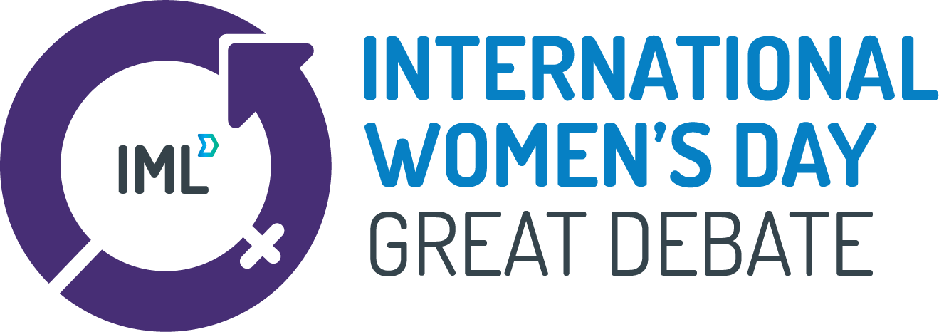 International Womens Day Great Debate Logo