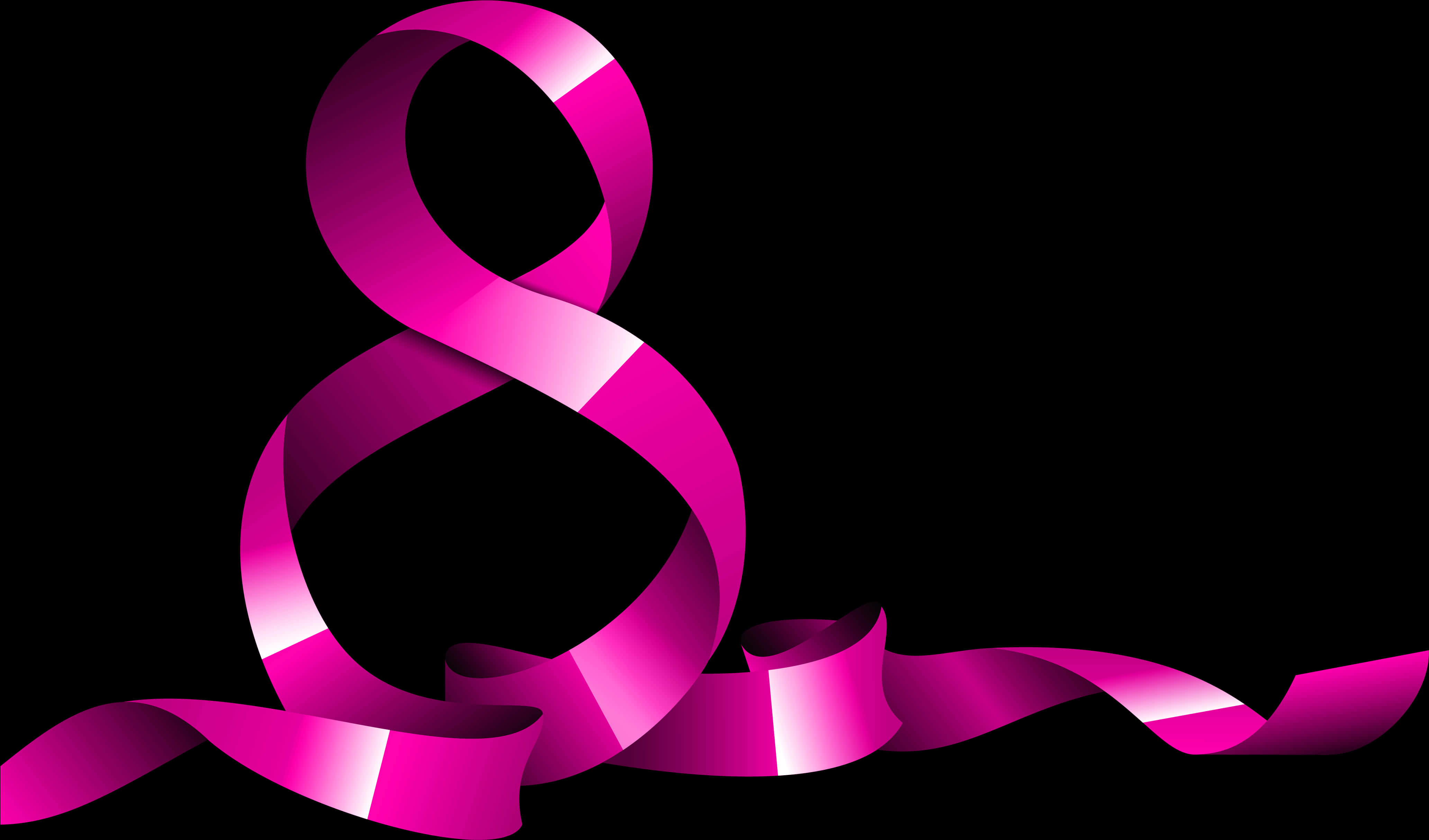 International Womens Day Pink Ribbon