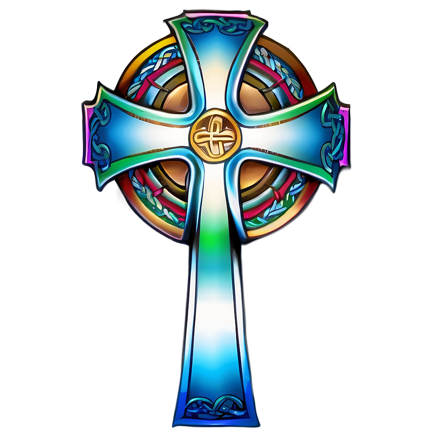 Intricate Celtic Cross Graphic Png 75